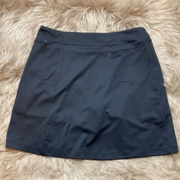 Lady Hagen Core Swing Knit Skort- Golf Active Tennis Skirt in Black - Picture 3 of 12
